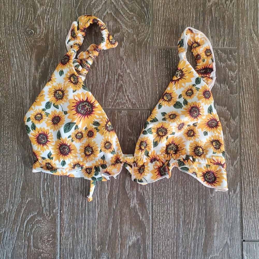 Sunflower bikini top